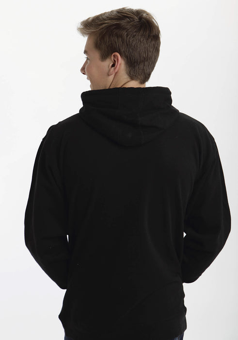 Ouray Mens Black 100% Polyester USA Hoodie