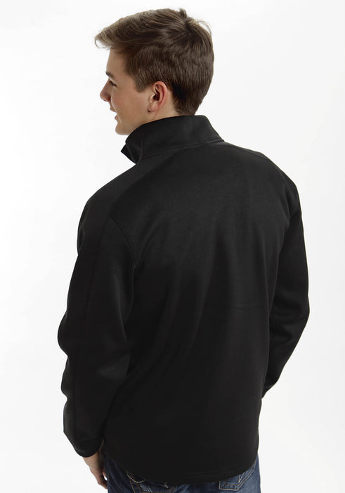 Ouray Mens Black 100% Cotton 0 1/4 Zip Jacket