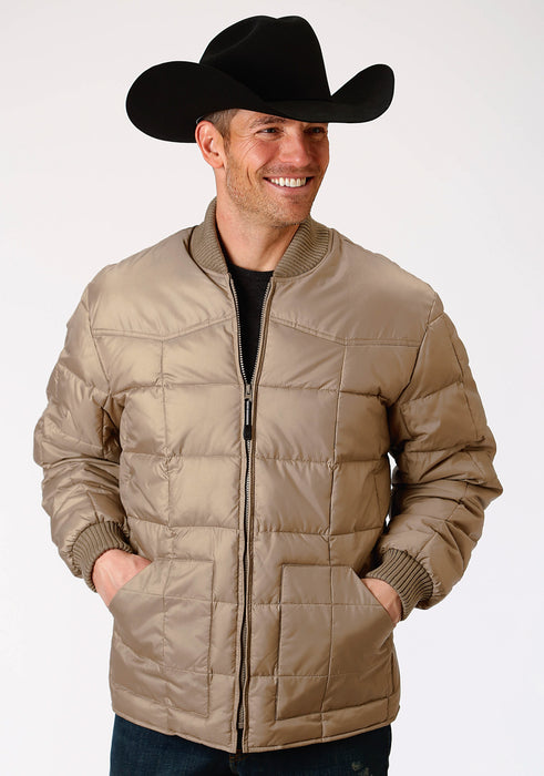 Roper Rangegear Mens Khaki Polyester Insulated Jacket