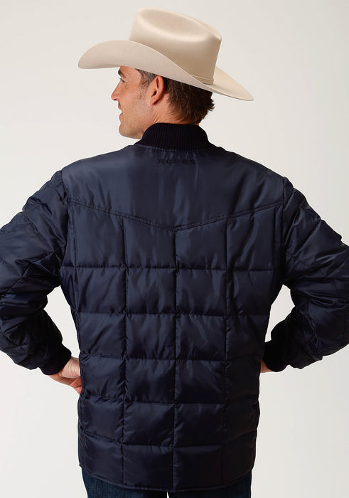 Roper Insulated Mens Navy Blue Polyester Rangegear Jacket