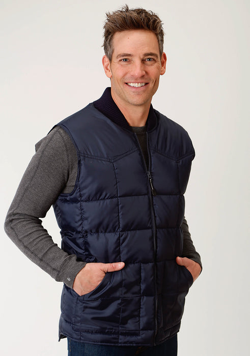 Roper Insulated Mens Navy Blue Polyester Rangegear Vest