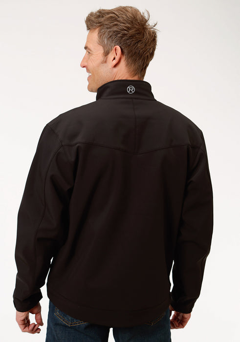 Roper Mens Black Polyester Conceal Carry Fleece Jacket