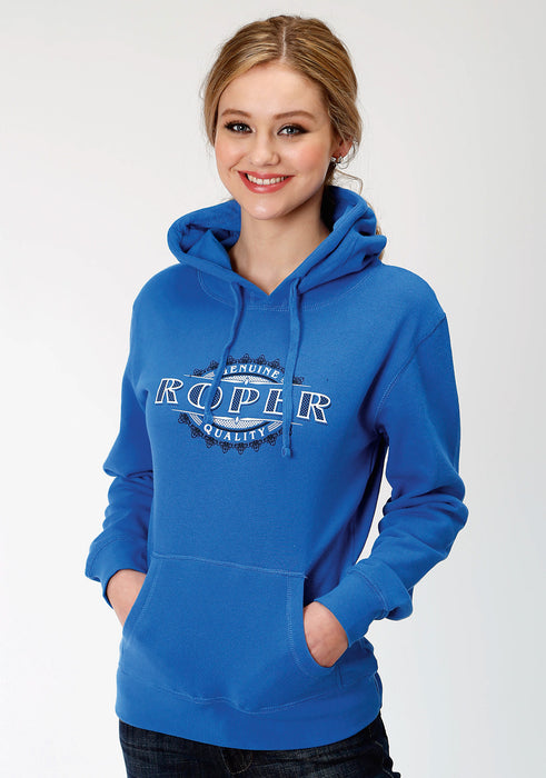 Roper Womens Royal Blue Cotton Blend Genuine Quality Hoodie