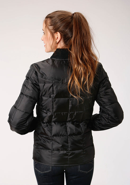 Roper Womens Black Polyester Insulated Price Point Jacket