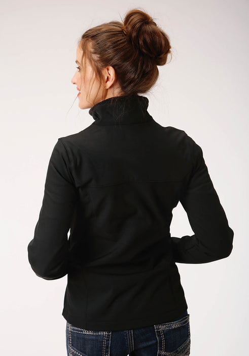 Roper Technical Womens Black Polyester Softshell Jacket