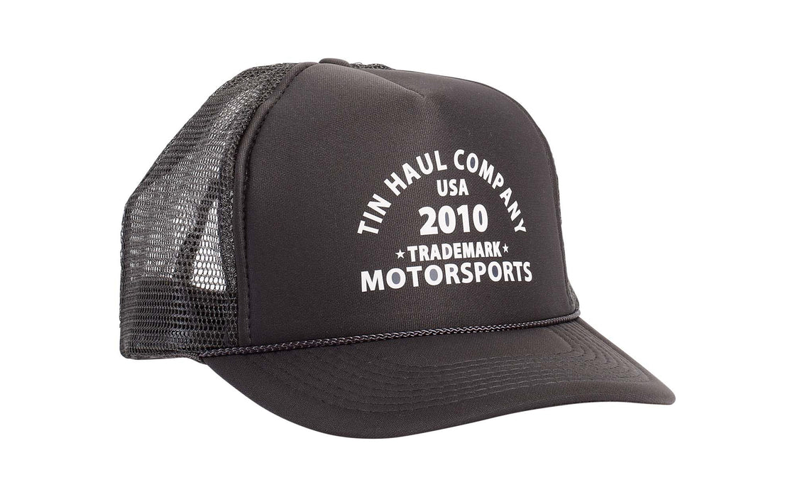 Tin Haul Unisex Grey Polyester Motorsports Baseball Cap