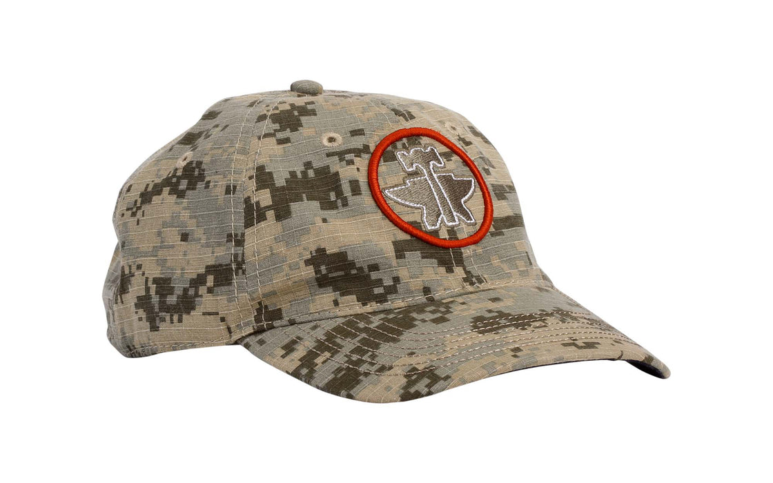 Tin Haul Unisex Digital Camo 100% Cotton Logo Baseball Cap