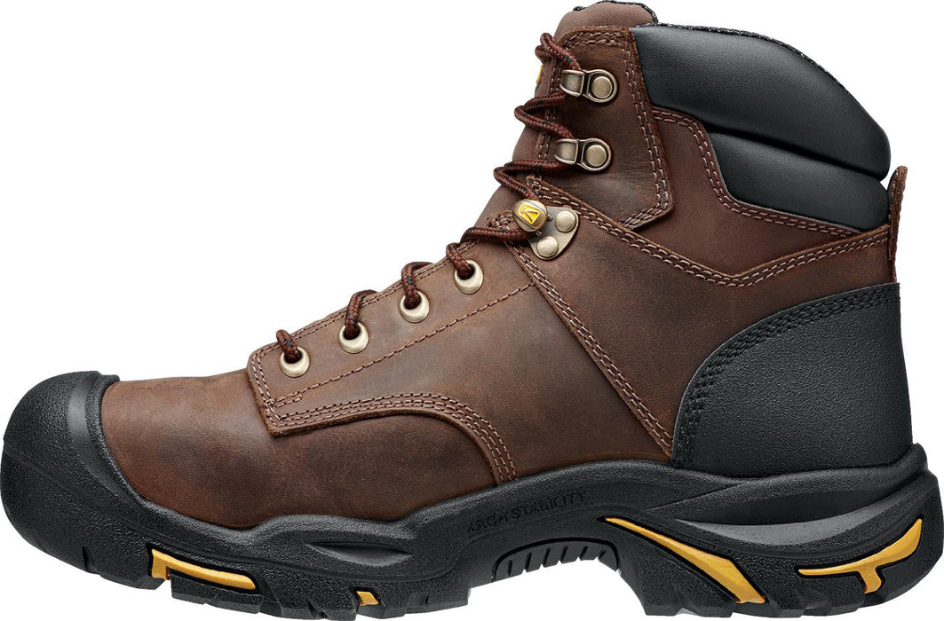 Keen Utility Cascade Brown Mens Mt Vernon Mid WP Nubuck Work Boots