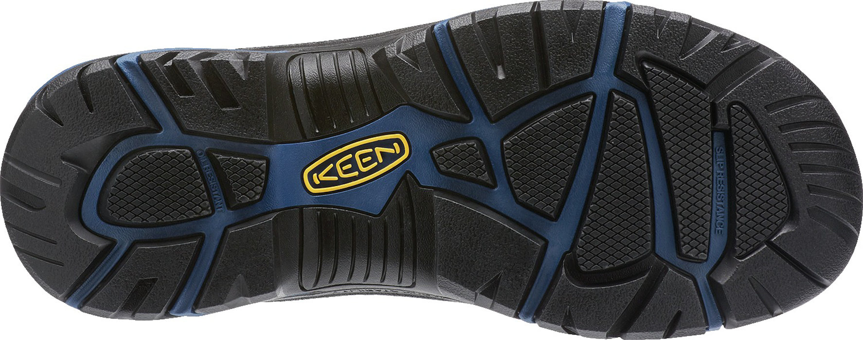 Keen Utility Raven/Estate Blue Mens Braddock Mid WP Nubuck Work Boots