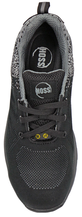 Hoss Boots Mens Black Mesh Beedle SD CT Work Shoes