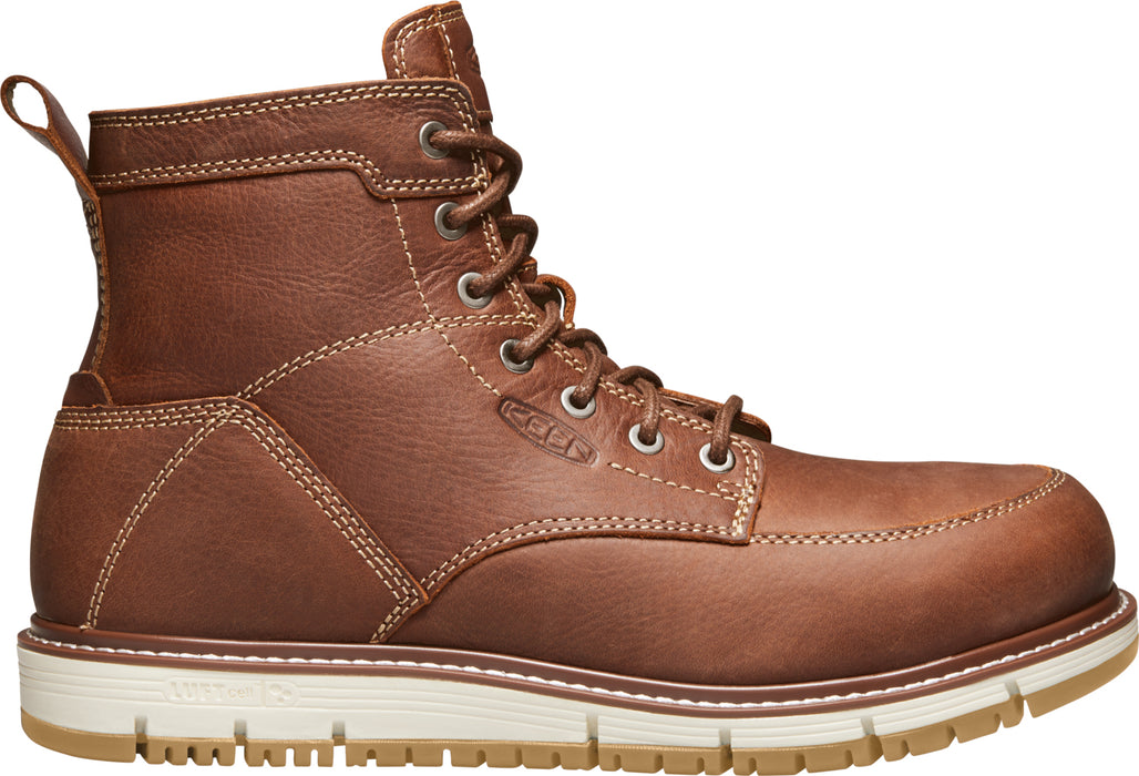 Keen Utility Mens San Jose 6in AT Gingerbread/Gum Leather Work Boots