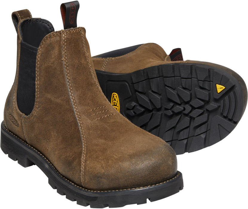 Keen Utility Oyster/Black Womens Seattle Romeo Leather Work Boots