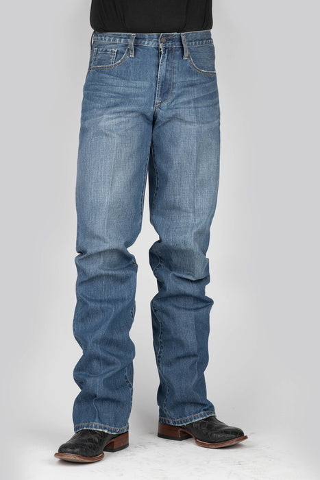 Stetson Mens 1312 Modern Fit W Blue 100% Cotton Jeans