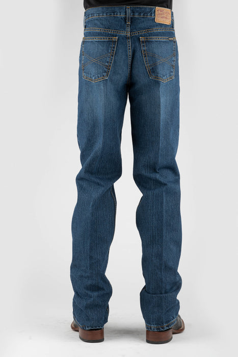 Stetson Mens Classic Wash 100% Cotton X Embroidered Jeans