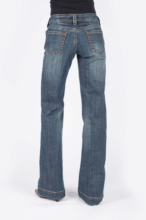 Stetson Womens Blue Cotton Blend Circle Stitch Jeans