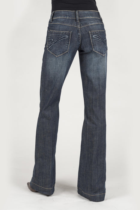 Stetson Womens Blue Cotton Blend S Denim Jeans