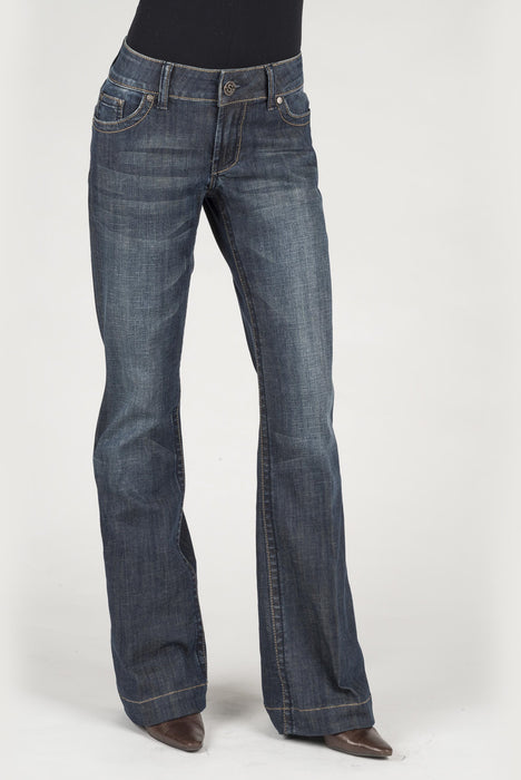 Stetson Womens Blue Cotton Blend S Denim Jeans