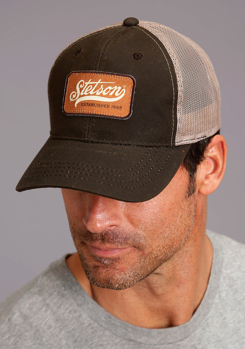 Stetson Unisex The Legend Continues Dark Brown 100% Cotton Baseball Cap Hat