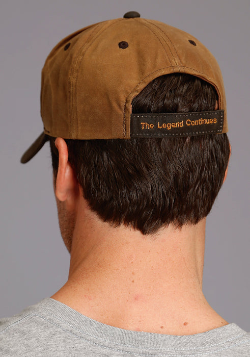 Stetson Unisex The Legend Continues Dark Brown 100% Cotton Baseball Cap Hat