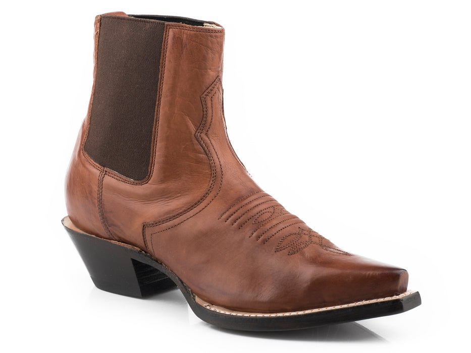 Stetson Womens Everly Brown Leather Ankle Boots