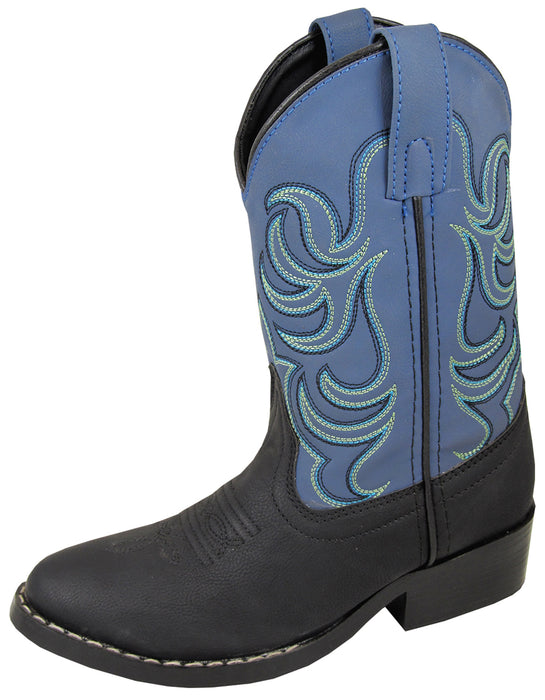 Smoky Mountain Boots Toddler Unisex Monterey Blue/Black Faux Leather