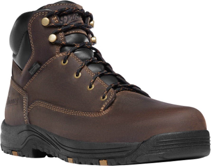 Danner Caliper Mens Brown Leather 6in Waterproof Work Boots