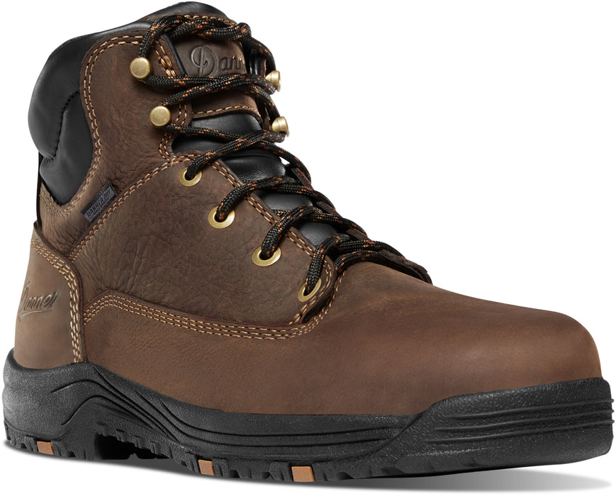 Danner Womens Caliper 5in AL Brown Leather Work Boots