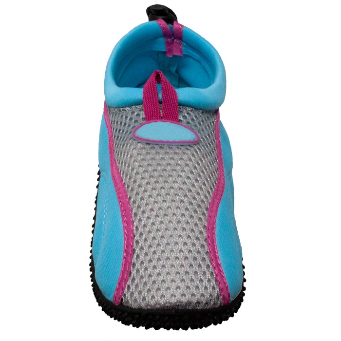 Tecs Womens Blue/Pink Athletic Water Sneaker Mesh