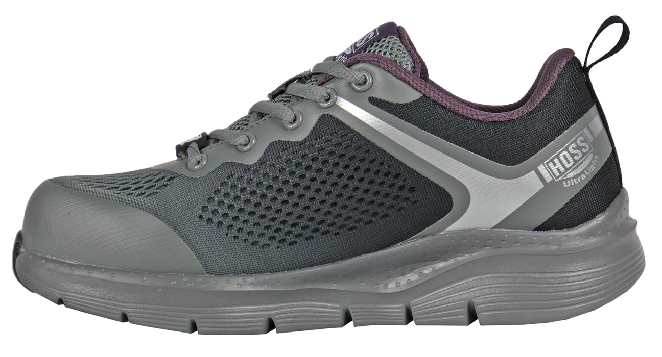 Hoss Boots Womens Grey/Violet Mesh Alto UL CT Work Shoes