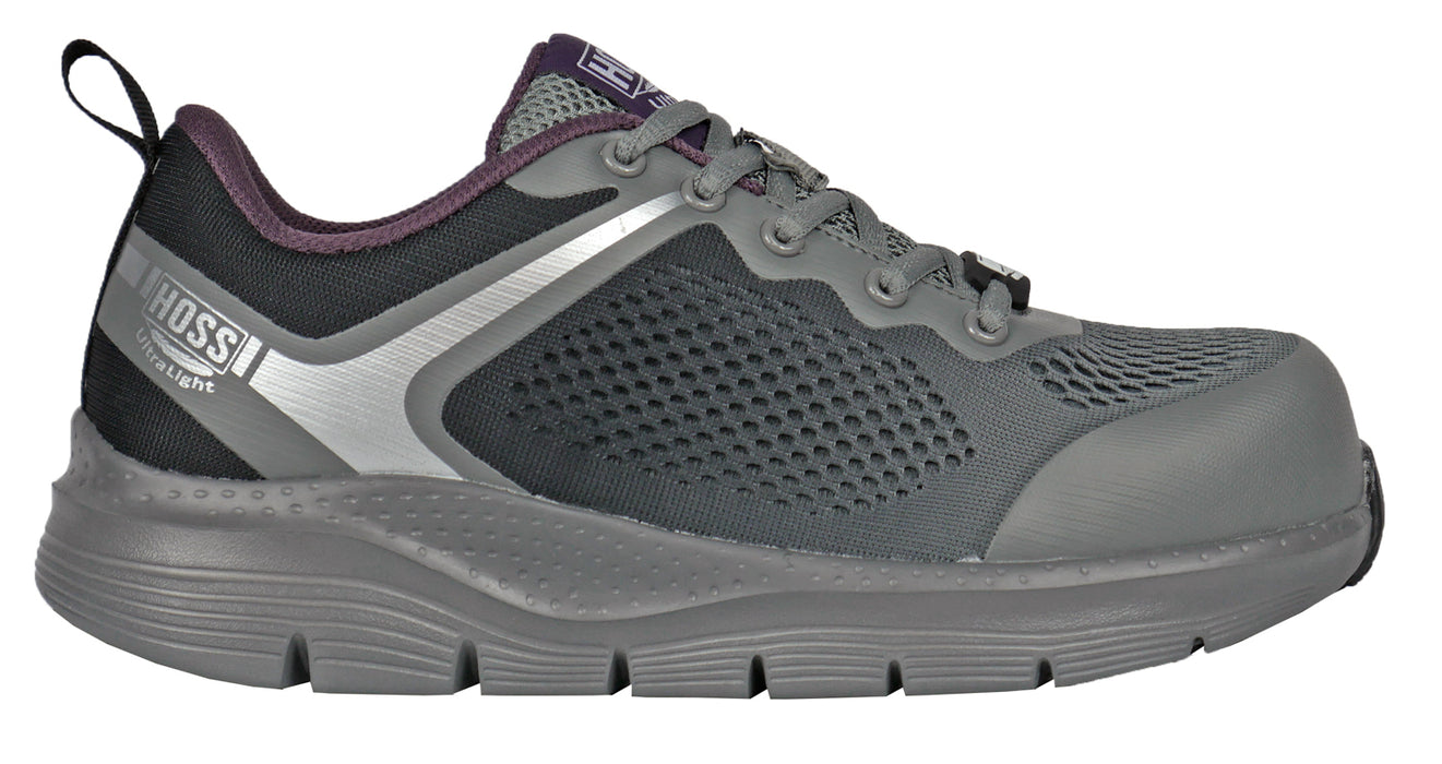 Hoss Boots Womens Grey/Violet Mesh Alto UL CT Work Shoes