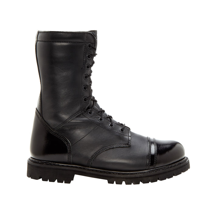 Rocky Mens Black Leather Insulated 10in Waterproof Zipper Jump Boots