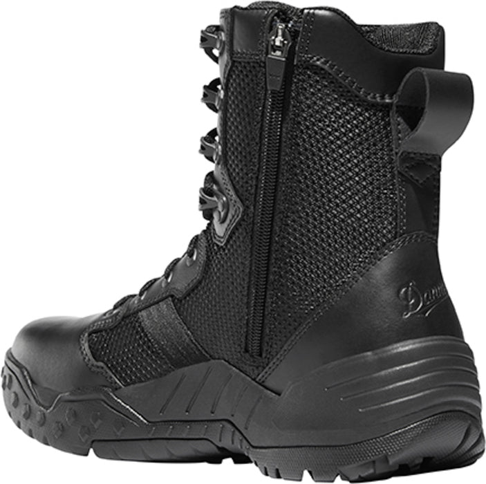 Danner Scorch Side-Zip Mens Black Textile 8in WP Military Boots