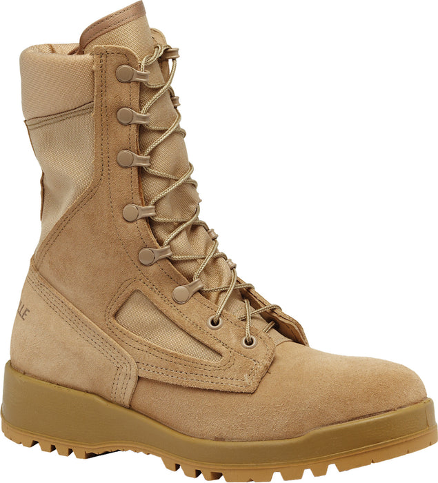 Belleville Hot Weather Steel Toe Flight Boots 340DESST Tan Leather