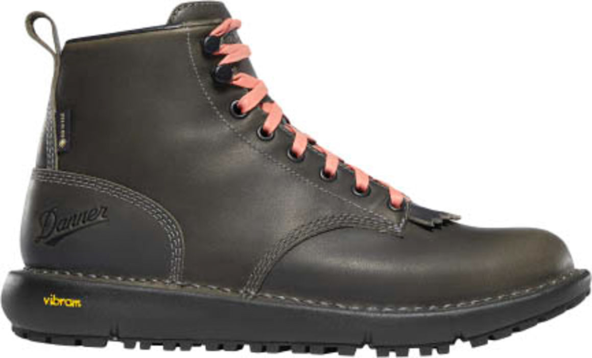 Danner Logger 917 GTX Womens Charcoal Leather 6in Hiker Boots