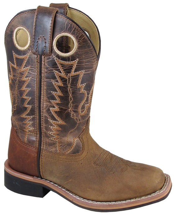 Smoky Mountain Boots Children Unisex Jesse Brown Leather Crackle