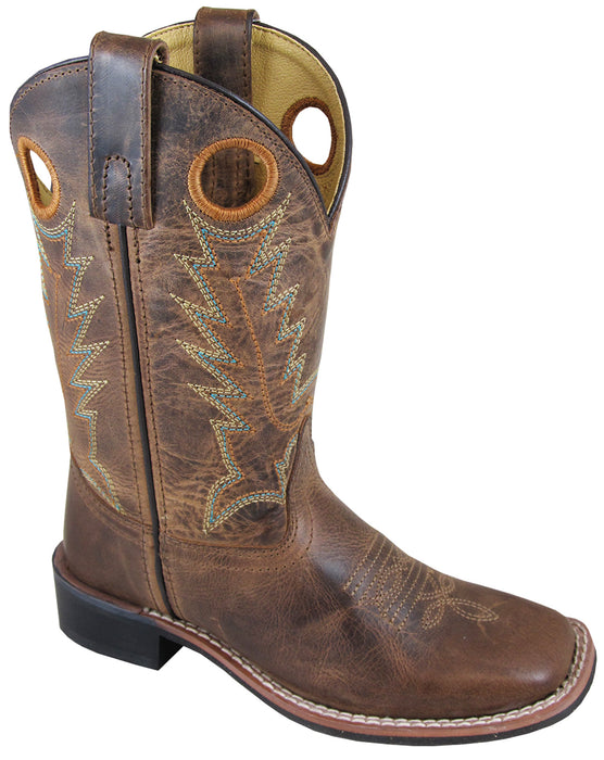 Smoky Mountain Boots Children Unisex Jesse Brown Leather Crackle