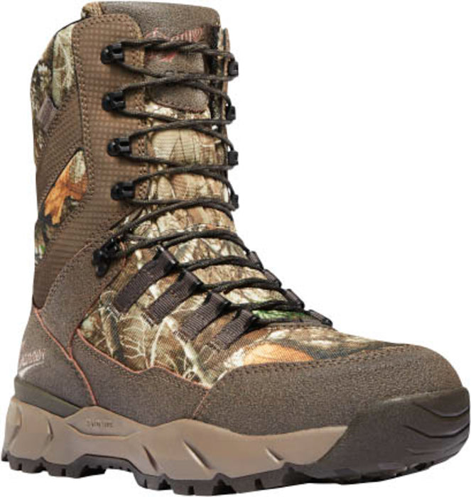 Danner Vital Mens Realtree Edge Leather 8in WP 800G Hunting Boots