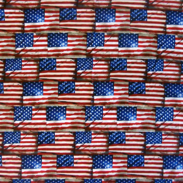 Rockmount Unisex Multi-Color 100% Cotton Stars & Stripes Bandana