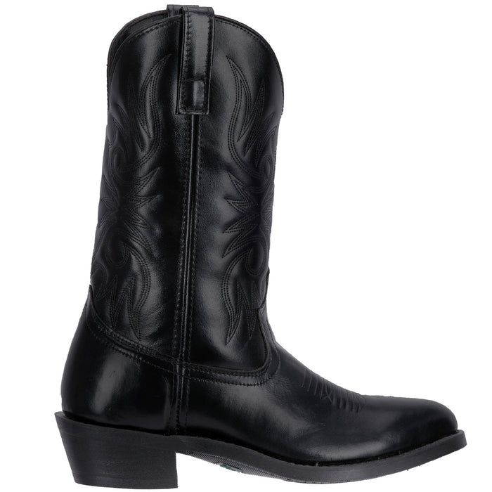 Laredo Mens Paris Cowboy Boots Leather Black