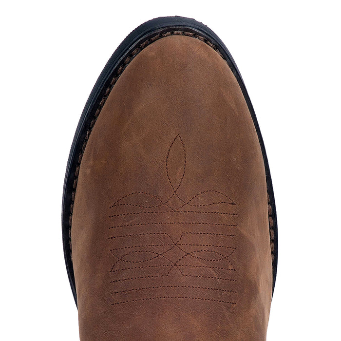 Laredo Mens Paris Cowboy Boots Leather Tan