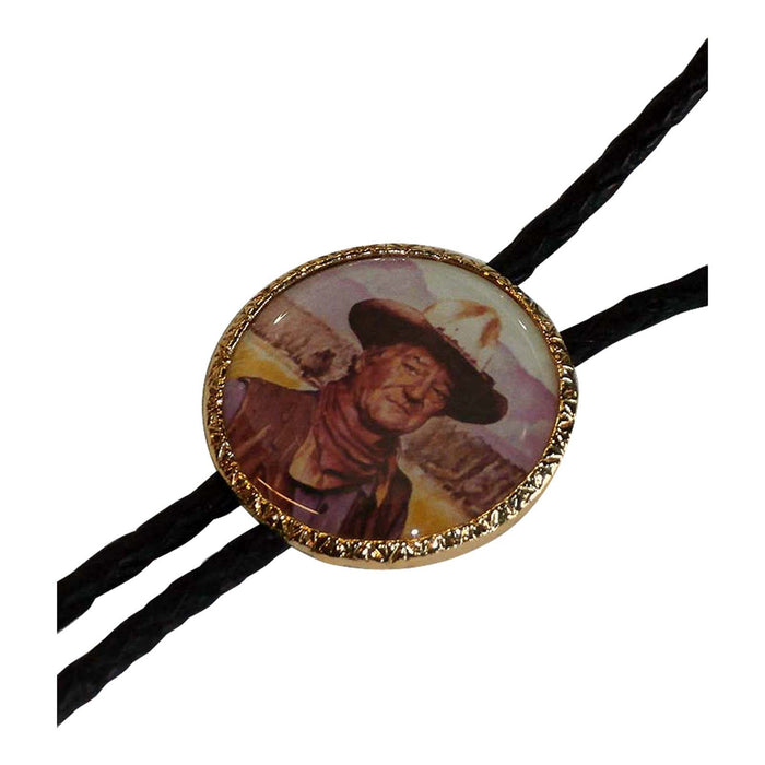 Rockmount Multi-Color Faux Leather Duke John Wayne Bolo Tie OS