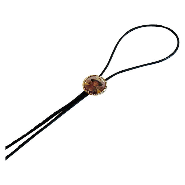 Rockmount Multi-Color Faux Leather Duke John Wayne Bolo Tie OS