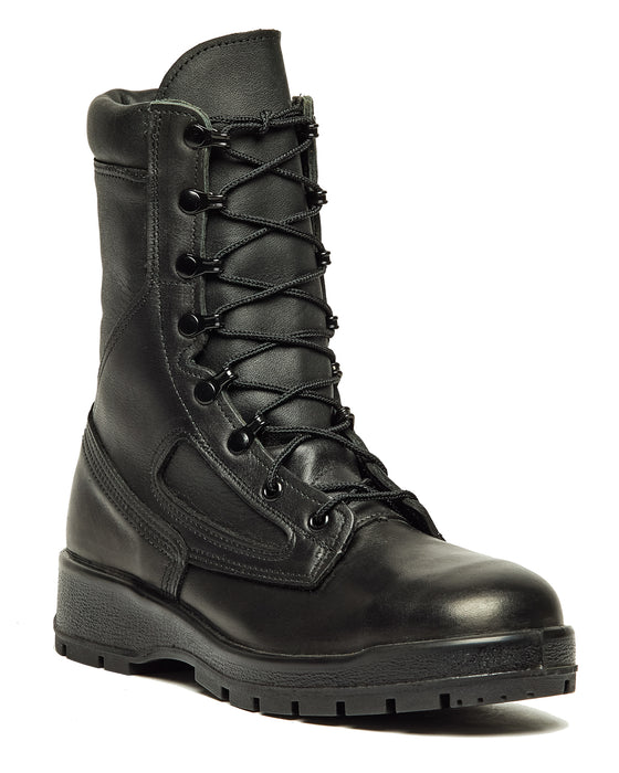 Belleville Womens Black Leather US Navy I-5 Steel Toe Military Boots