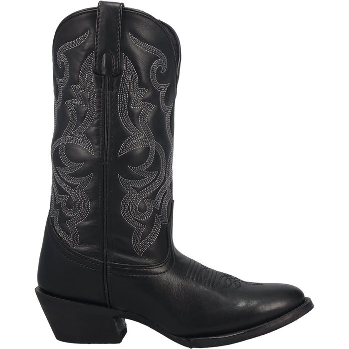 Laredo Womens Maddie Cowboy Boots Leather Black