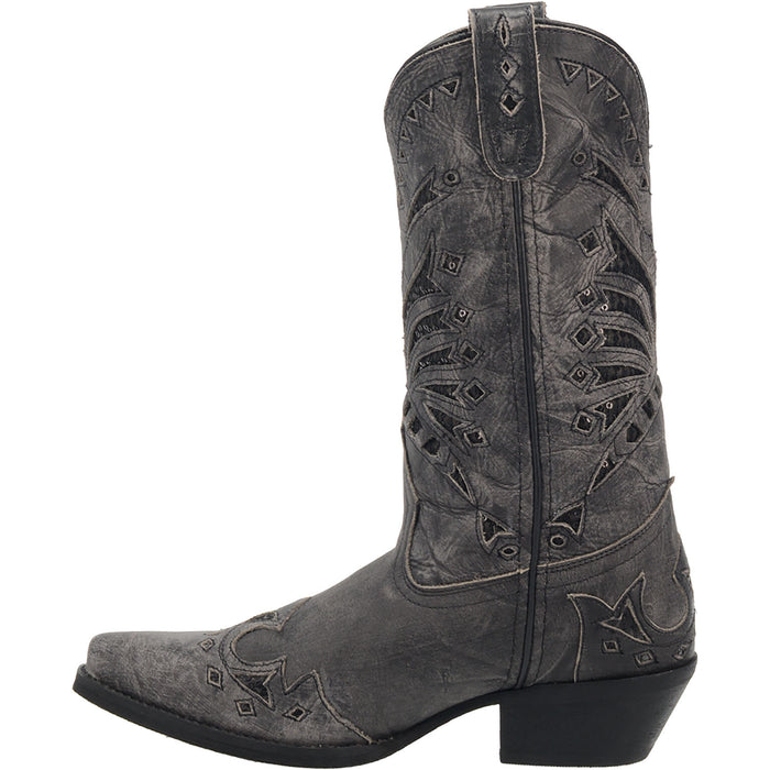 Laredo Womens Stevie Cowboy Boots Leather Black