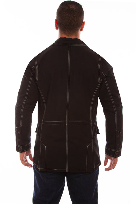 Scully Mens Black 100% Cotton Departure Jacket