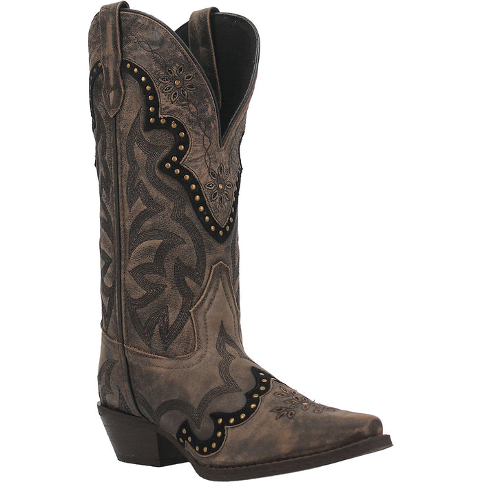 Laredo Womens Skyla Cowboy Boots Leather Brown