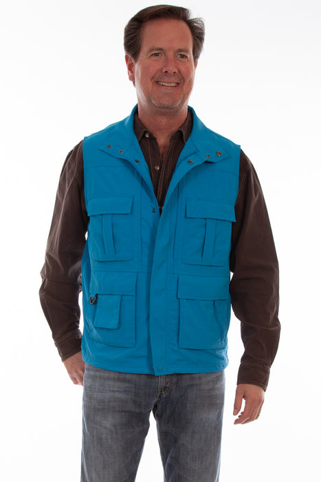 Scully Mens Coastal Nylon Multi-Pocket Vest