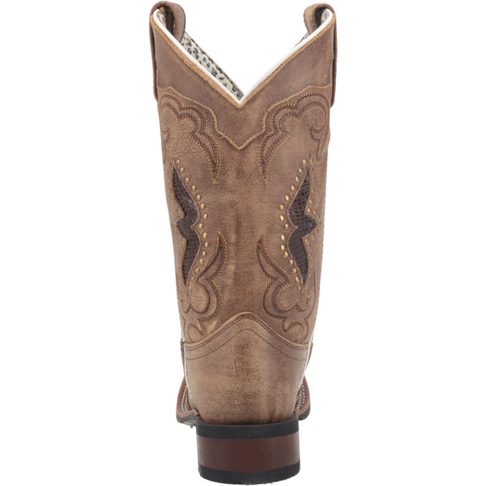 Laredo Womens Spellbound Cowboy Boots Leather Tan