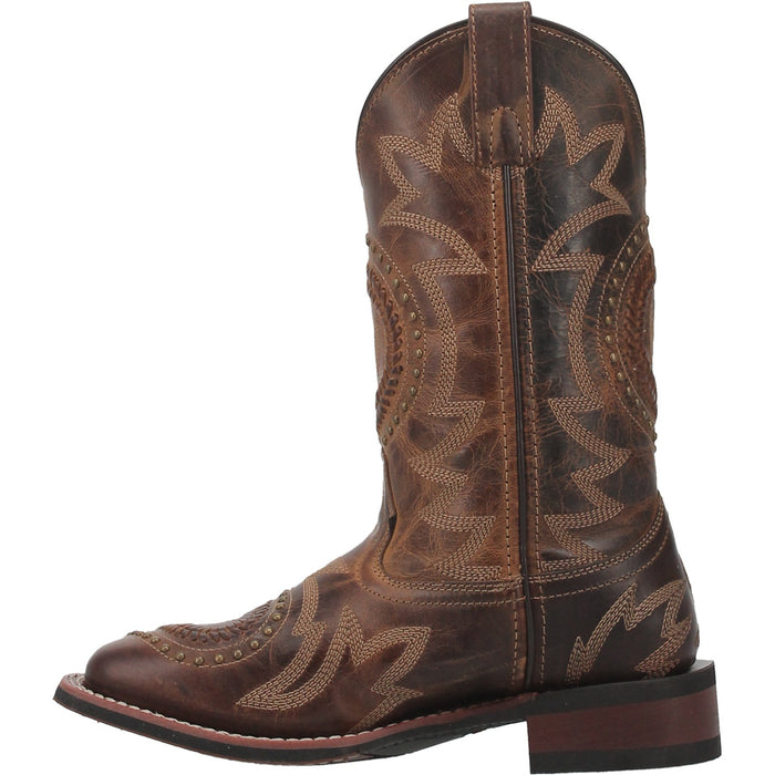 Laredo Womens Charli Cowboy Boots Leather Tan